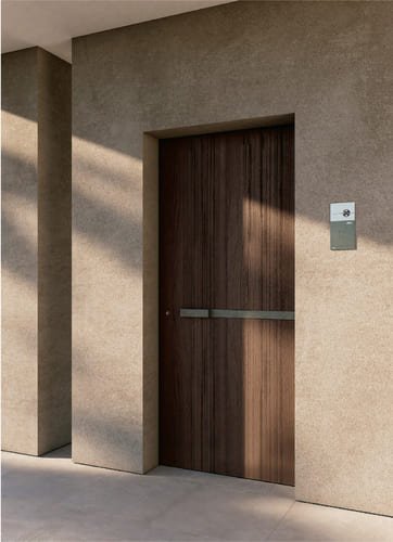 puerta exterior acorazada